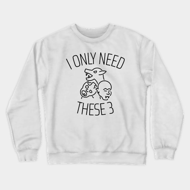 Horror Movie Lovers Crewneck Sweatshirt by NeverDrewBefore